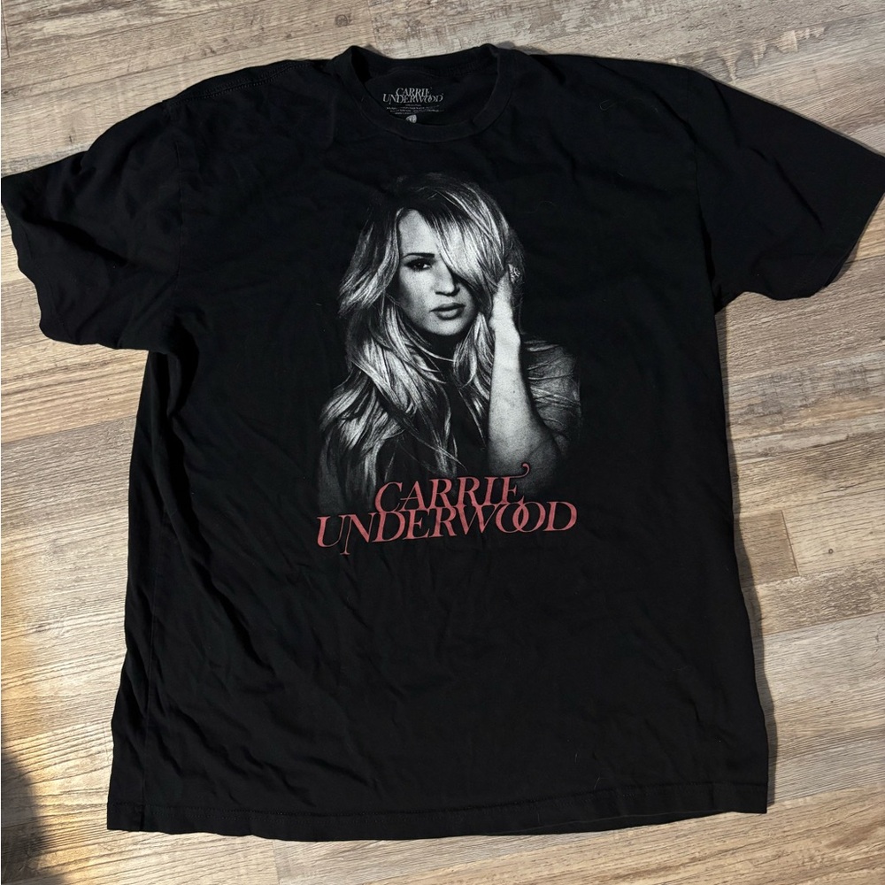 CALIA by Carrie Underwood Black Graphic Tee with Pink Logo
